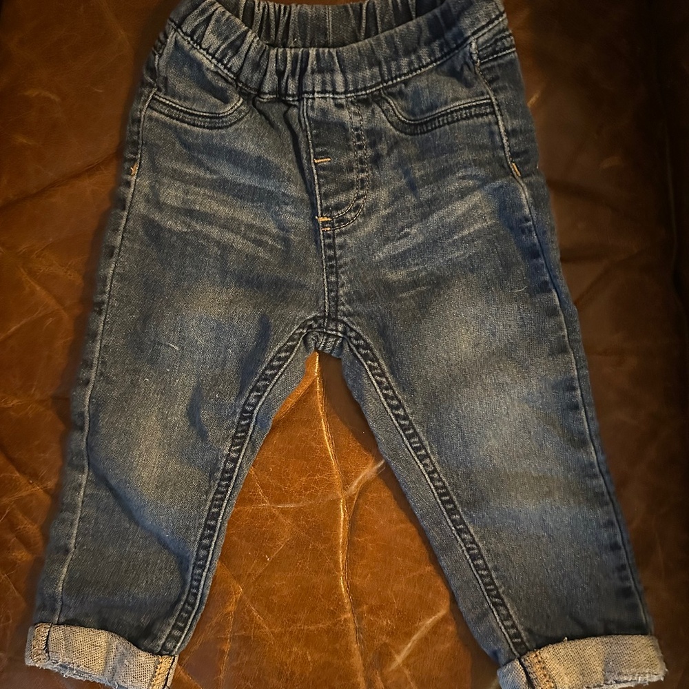 Minymo Baby Faux Blue Jean Pants Size 18 months